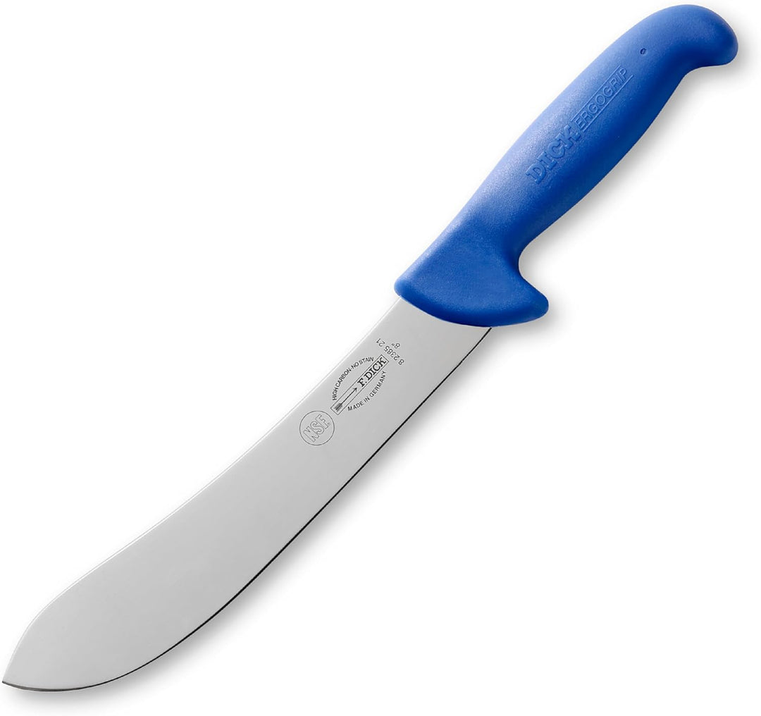 F. DICK Blockmesser, ErgoGrip (Hackmesser mit Klinge 21 cm, X55CrMo14 Stahl, nichtrostend, 56° HRC)