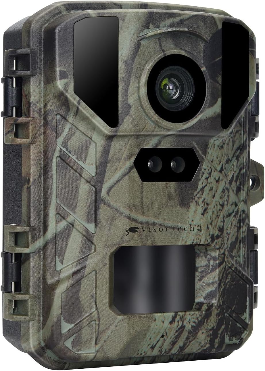 VisorTech Wildkameras: Wildkamera mit 50 MP, interpolierter 4K-Auflösung und No-Glow-IRs (Überwachun