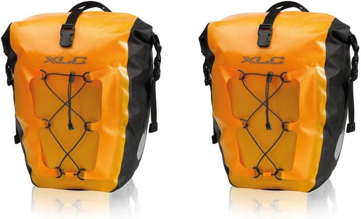 XLC Unisex – Erwachsene Einzeltaschenset wasserdicht Packtasche 1size Gelb, 1size Gelb