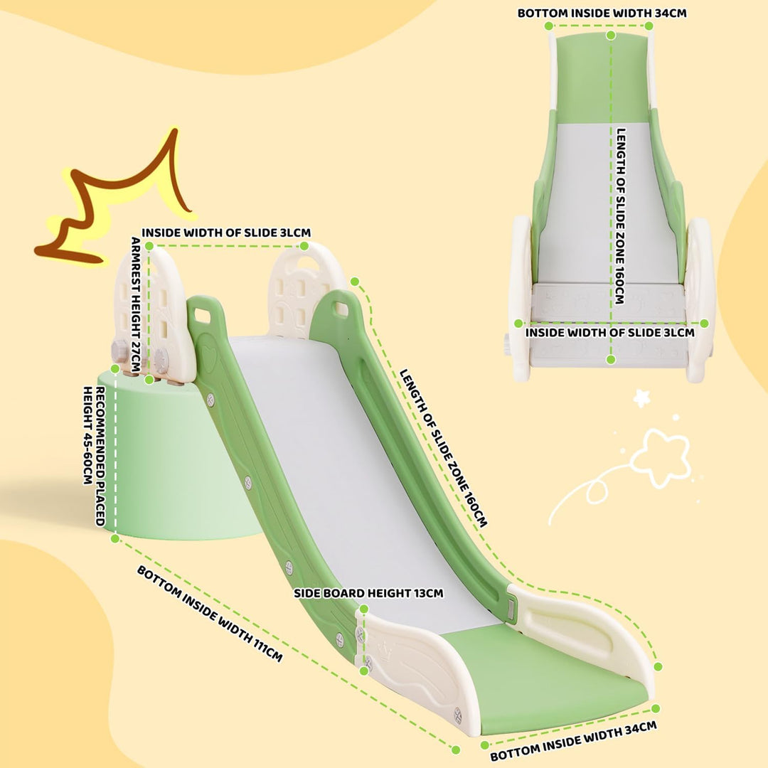 Arkyomi rutsche Indoor ab 1 2 3 4 5 Jahr,rutsche ohne Gestell kinderzimmer kinderrutsche Indoor,klei