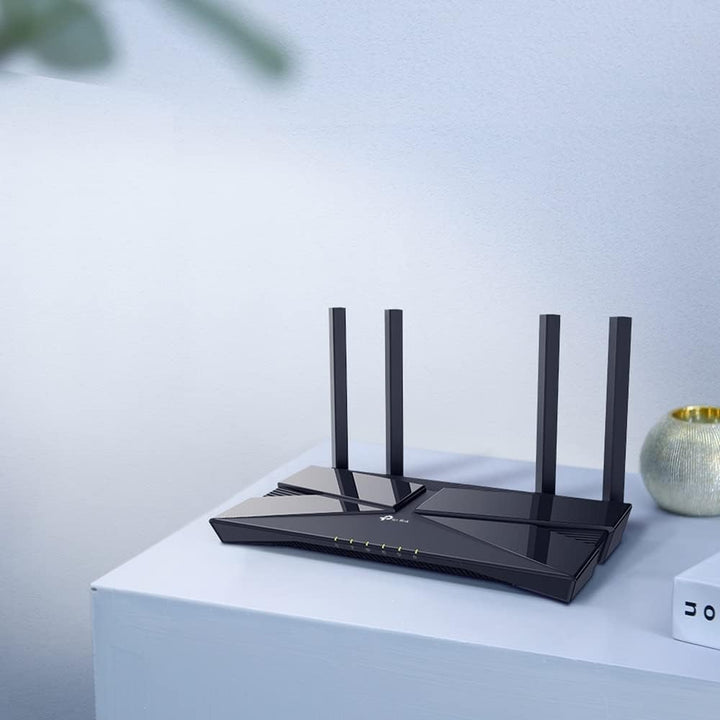TP-Link Archer AX10 Wi-Fi 6 WLAN Router (1202 Mbit/s 5 GHz, 300 Mbit/s 2,4 GHz, 4 × Gigabit LAN-Port