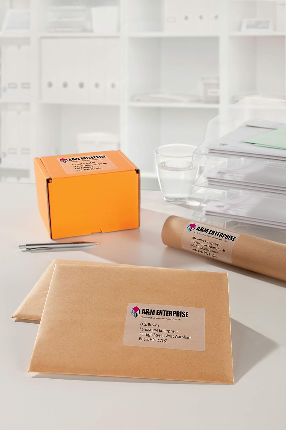 Avery Etiketten für Laserdrucker, transparent