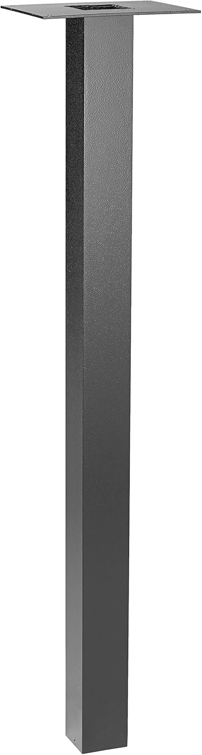 Burg-Wächter Briefkasten-Ständer, Aluminium, Europa EST 1 S, Schwarz Schwarz Briefkasten-Ständer, Sc