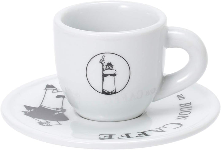 Bialetti TAZZINE Moka CAROSELLO Frühstückstassen, mehrfarbig,