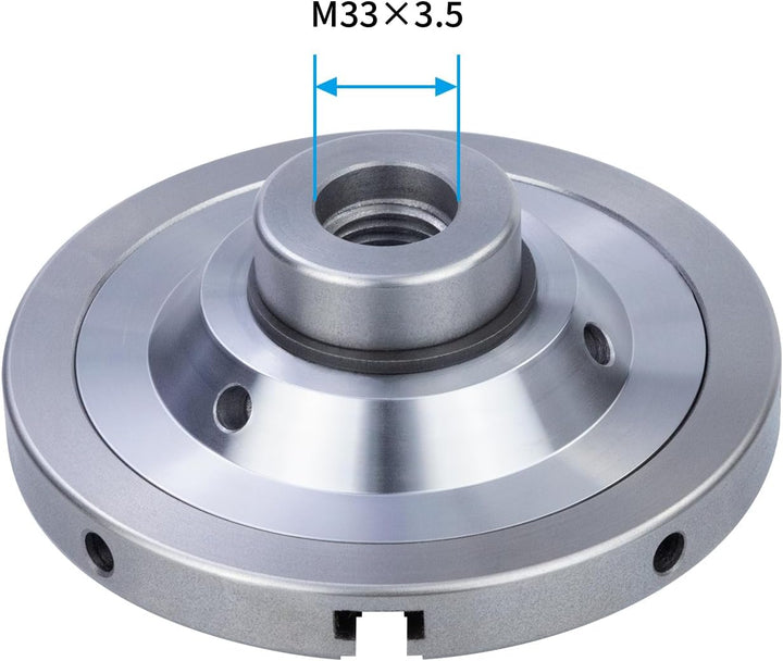 DEEFIINE 152MM Backenfutter Drechselfutter M33,4-Backen selbstzentrierend Spannfutter Drehfutter Dre