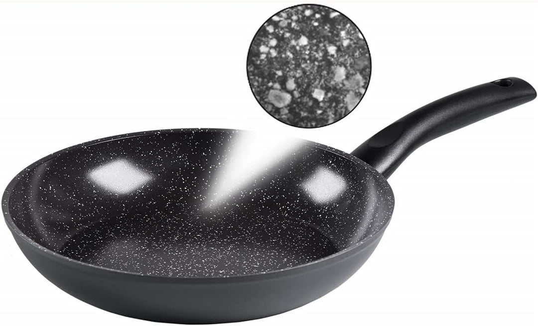 Stoneline Ceramic Pfannenset 3 teilig, 20/24/28 cm Pfanne, Keramik, Antihaft beschichtete Pfanne mit