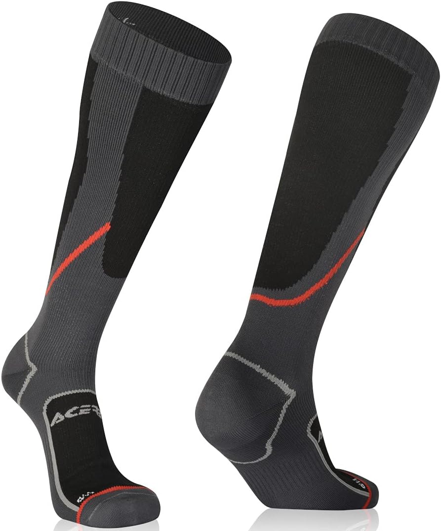 Acerbis No-Wet Socken (Black/Gray,S/M)