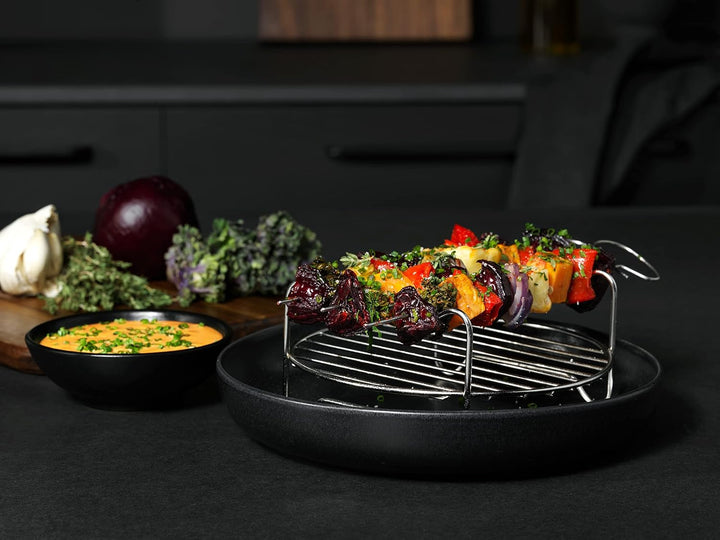 AEG AAFEK1 Erweiterungsset für Heissluftfritteuse AF6 (Mehrzweckform, Grillrost, Gemüsespiralschneid