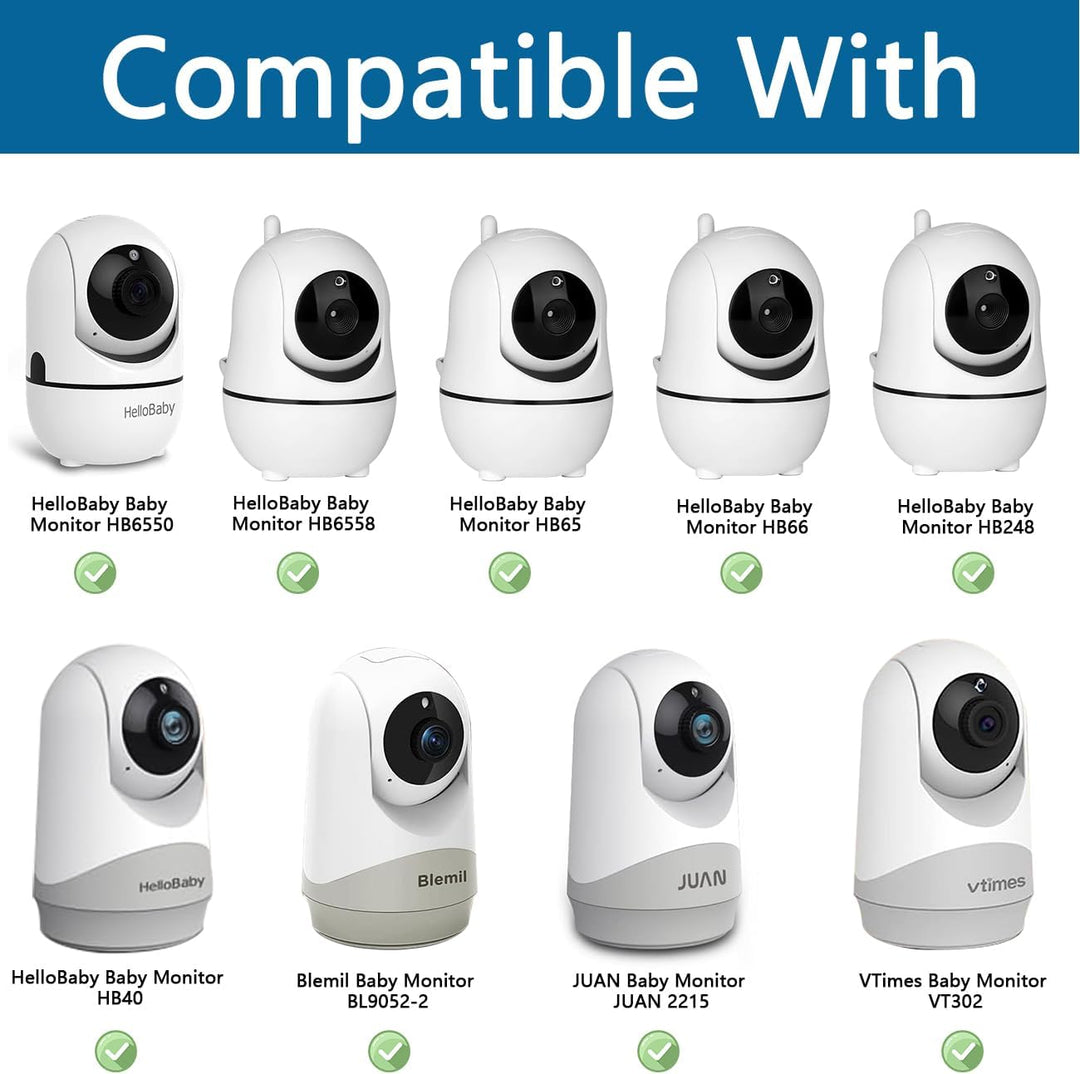 HOLACA Babyphone-Halterung für HelloBaby HB40/ HB65/ HB66/ HB6339/ HB6336/ HB6351/ HB6550 & Blemil B