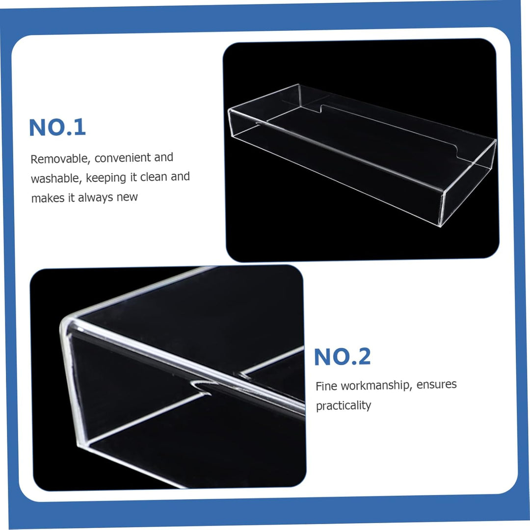 Tastaturabdeckung Transparente Acryl- -Abdeckung, Schutz für Katze, Desktop-, Monitorständer, stauba