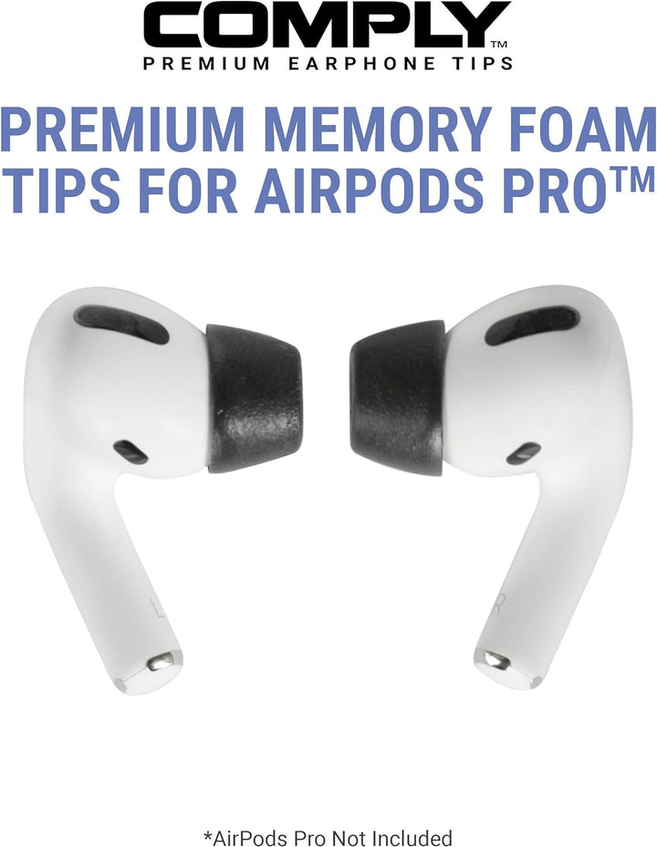 Comply Premium Memory Foam Kopfhörer für Airpods Pro (gross, 3 Paar) L Alte Version, L Alte Version