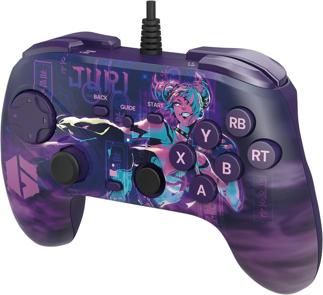 HORI Fighting Commander OCTA (Street Fighter 6 Juri Edition) für Windows PC - Kabelgebundener Contro