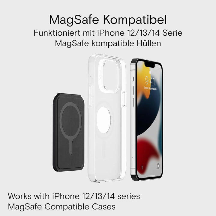 MOFT MagSafe Wallet Magnetischer Kartenhalter, Verstellbarer Brieftaschenständer mit offenem Ausweis
