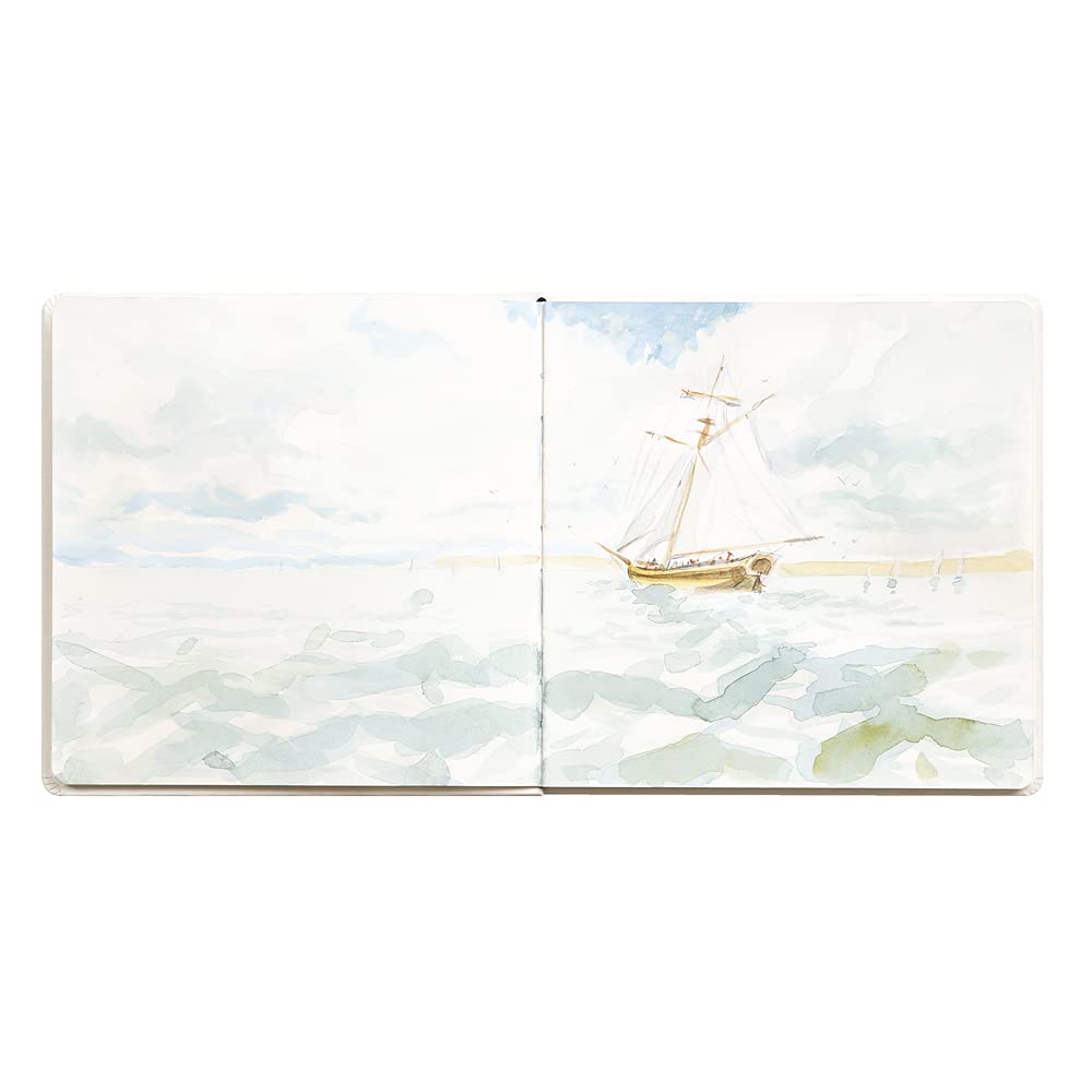 Clairefontaine 975443C - Skizzenbuch mit Fadenbindung Fontaine mit 24 Blatt weisses Zeichenpapier, g