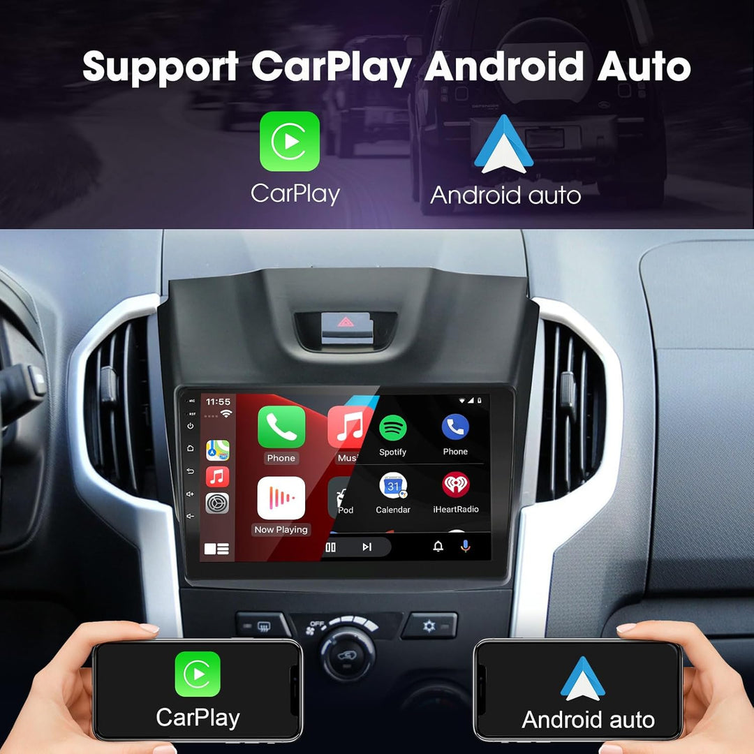 EZoneTronics Android 10.1 für Isuzu D-MAX 2012-2018, MU-X 2013-2017 Autoradio Stereo 9-Zoll-kapaziti