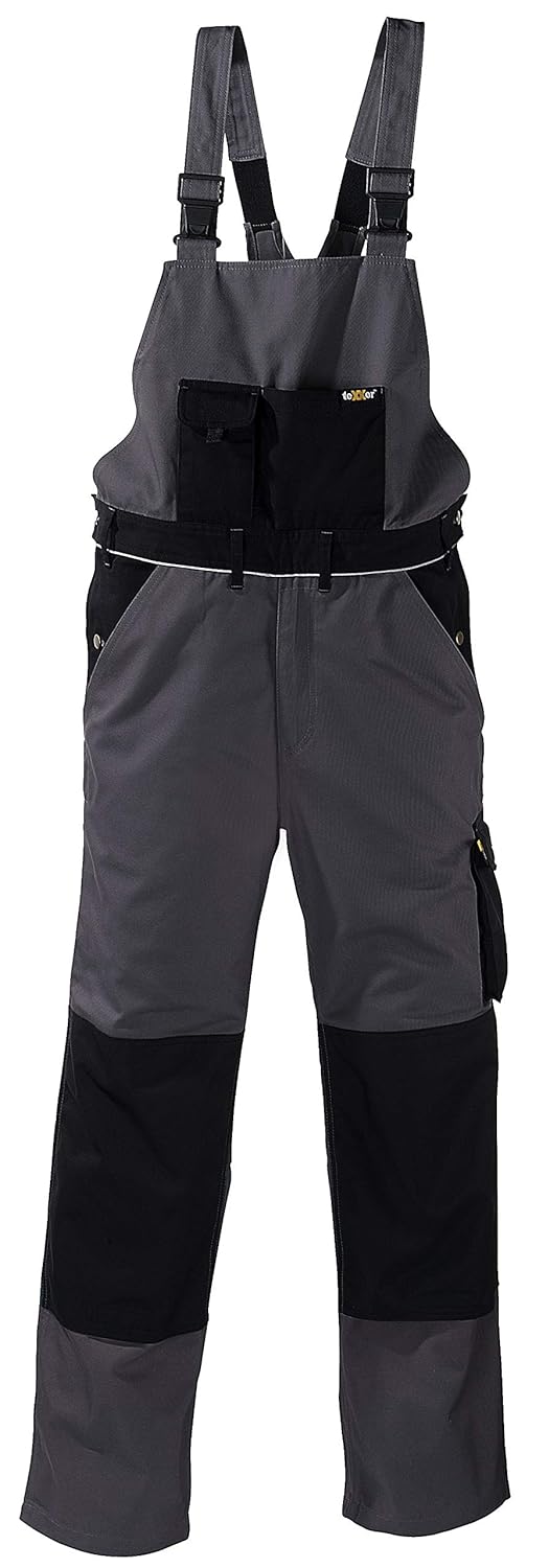 teXXor 2-in-1 Arbeitsbundhose Canvas 320 mit Cordura, verstärkt grau 102, 20-008337-102, Grau 102