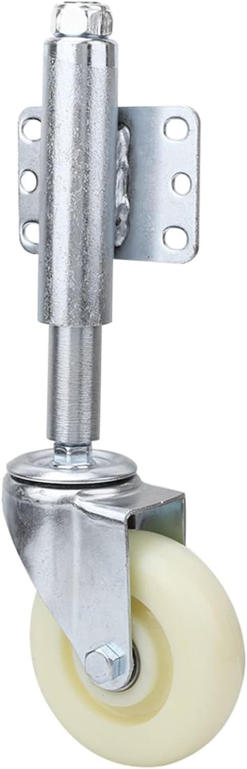10,2 cm Federbelastete Torrolle, Strapazierfähige Gefederte Lenkrolle, Nylon Torrad mit 440 lbs Trag