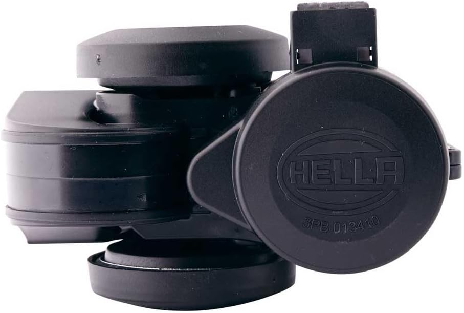 HELLA Horn CA26 - 12V - 115dB(A) - Frequenzbereich: 520/660Hz - Hochton - elektrisch-pneumatisch - G