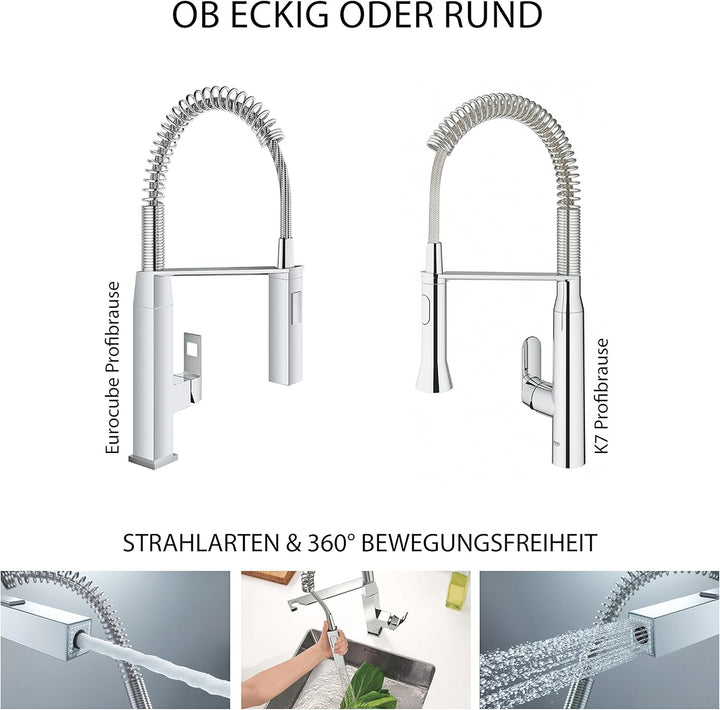 Grohe Einhand-Spültischbatterie, DN 15, 1 Stück, 31395DC0, Edelstahl