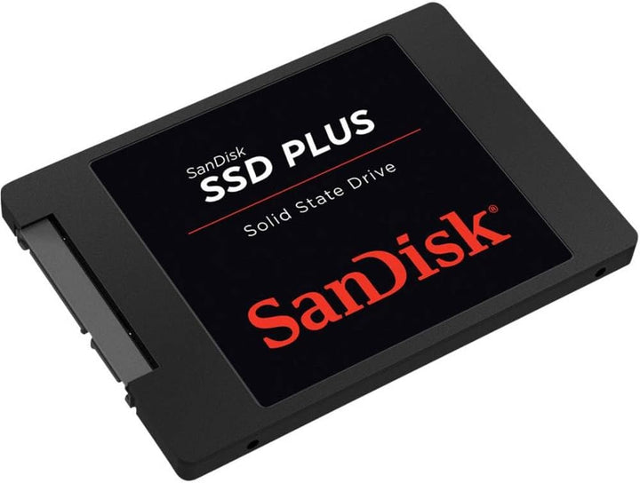 SanDisk SSD Plus interne SSD Festplatte 480 GB (schnelleres Hoch,-Herunterfahren und Laden, Lesegesc