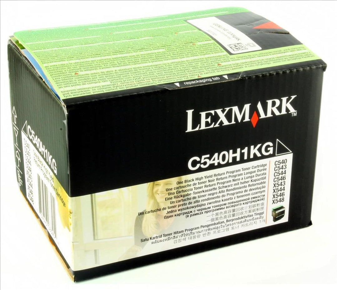 Lexmark C540H1KG C540, C543, C544, X543, X544 Tonerkartusche schwarz 2.500 Seiten BLACK, BLACK
