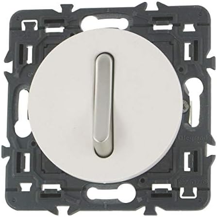 Legrand Céliane Lichtschalter, einfach, weiss, 099502, 250 voltsV Simpel Weiss, Simpel Weiss