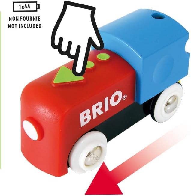 BRIO Bahn 33710 - Mein erstes Bahn Set mit Batterielok Single, Single