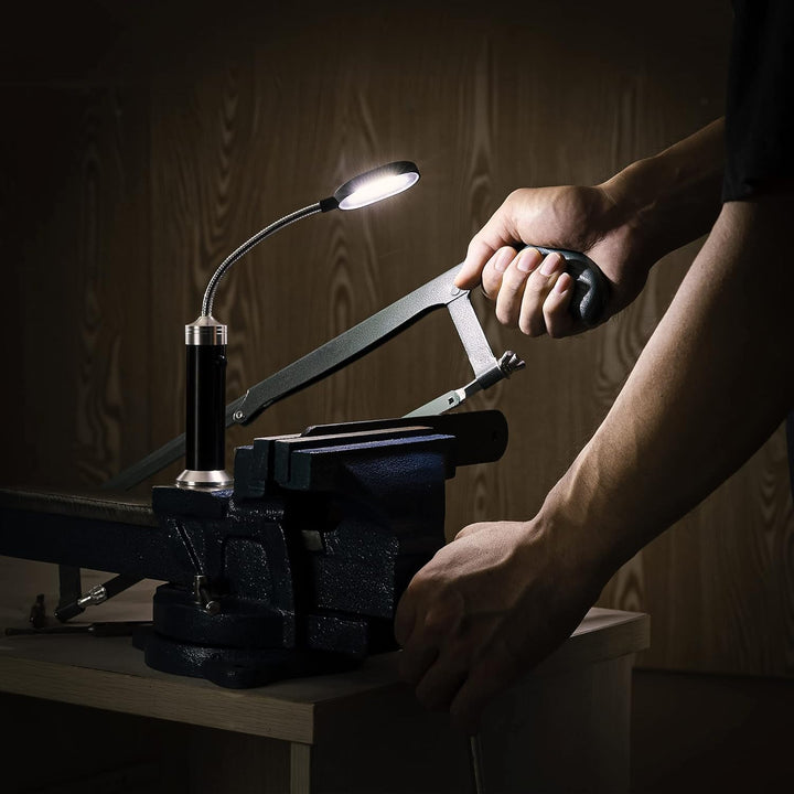 Navaris 2X magnetische COB LED BBQ Grilllampe - 360° schwenkbar - Grill Zubehör Licht magnetisch - G