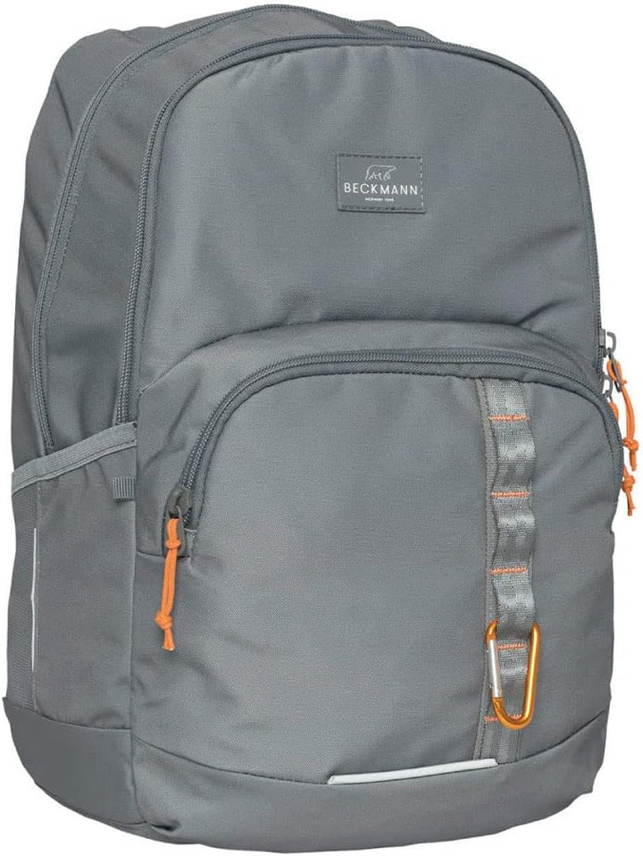 Beckmann Sport Junior Green Orange Schulrucksack, ergonomisch, mit Laptopfach