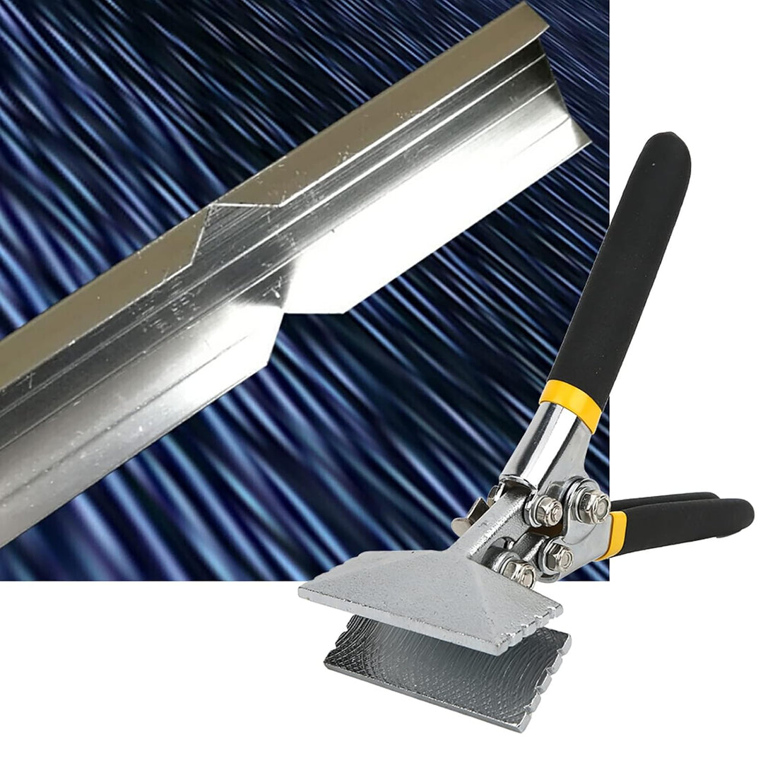 Blechbiegezange, 6-Zoll Falzzange Multifunktionales Gerades Metall Biegezangenwerkzeug, Rutschfeste