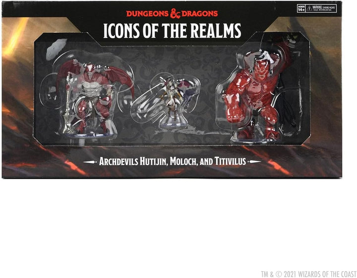 D&D Icons of the Realms: Archdevils - Hutijin, Moloch, Titivilus | DnD Miniaturen