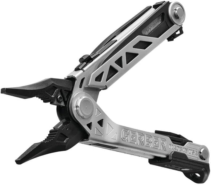 Gerber Multifunktionswerkzeug mit Taschenclip, Einhandöffnung, 14 Funktionen und Nylon-Scheide, Cent