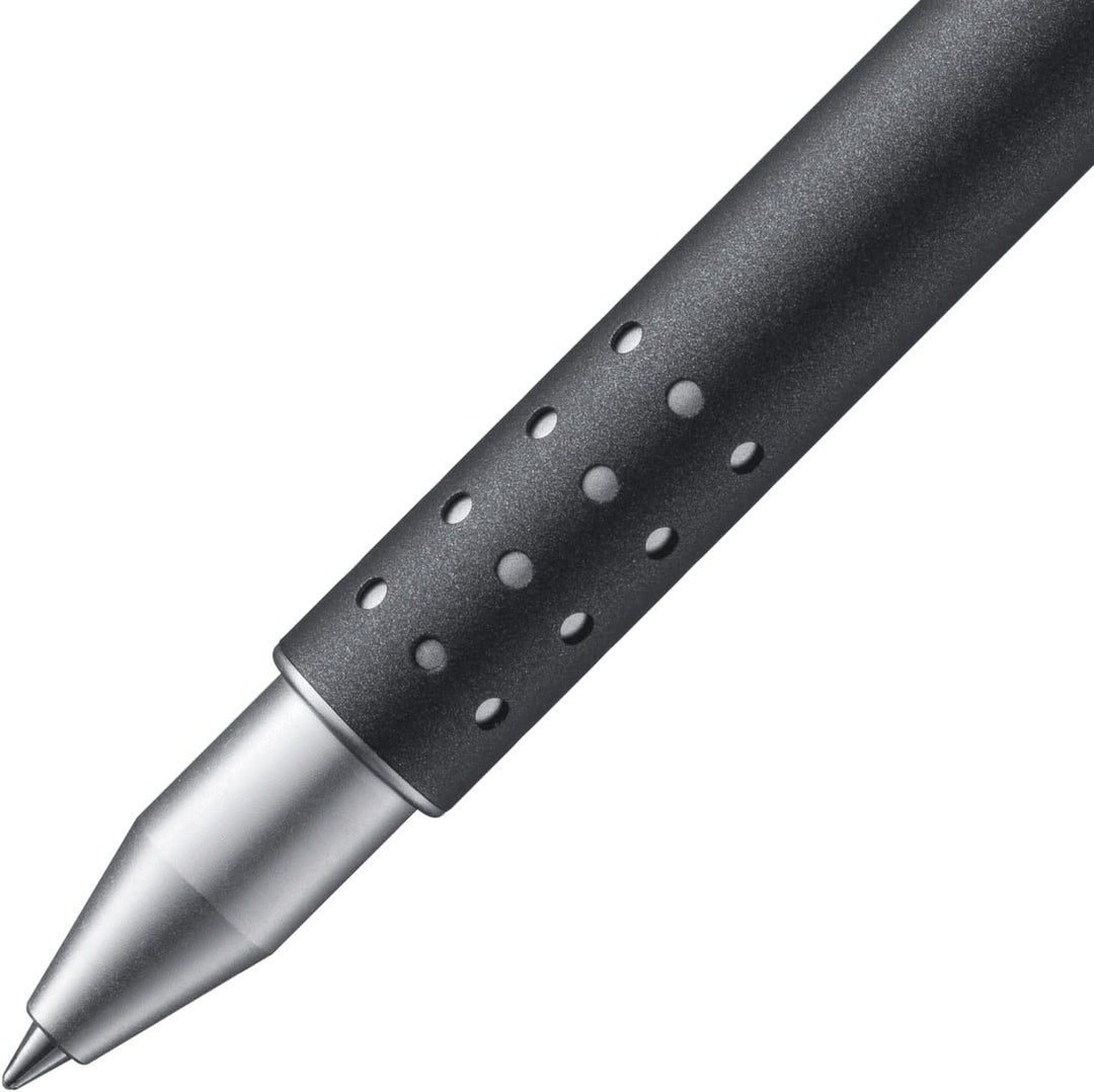 LAMY swift Tintenroller 335 aus Edelstahl in mattem Lack-Finish - ohne Verschlusskappe mit versenkba