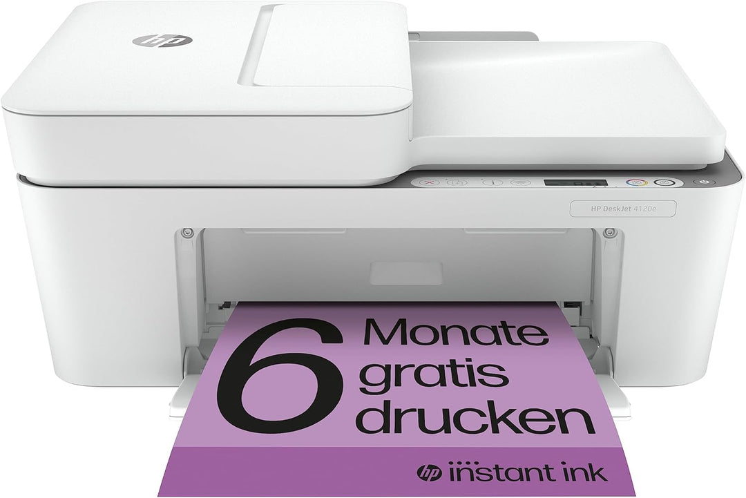 HP DeskJet 4120e Multifunktionsdrucker (HP+, Drucker, Kopierer, Scanner, mobiler Faxversand, WLAN, A