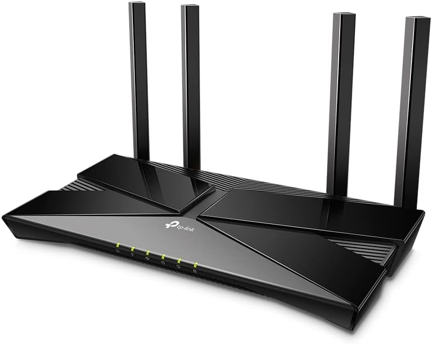 TP-Link Archer AX53 Wi-Fi 6 WLAN Router (2402 Mbit/s 5 GHz, 574 Mbit/s 2,4 GHz, 4 × Gigabit LAN-Port