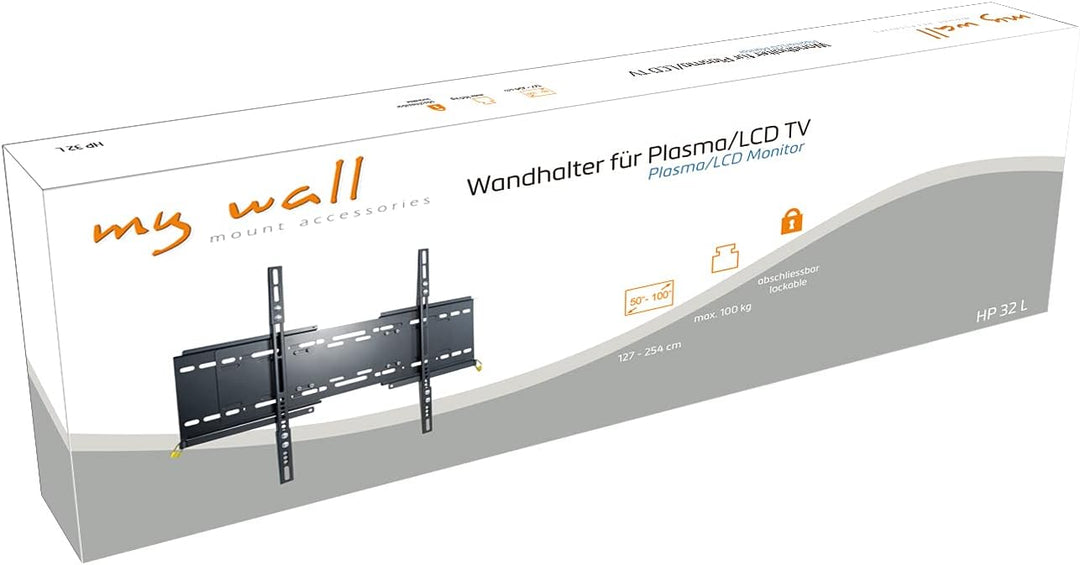 myWall Wall HP32L, 20 Jahre Garantie, Wandhalter für LCD Fernseher 254 cm (100 Zoll)