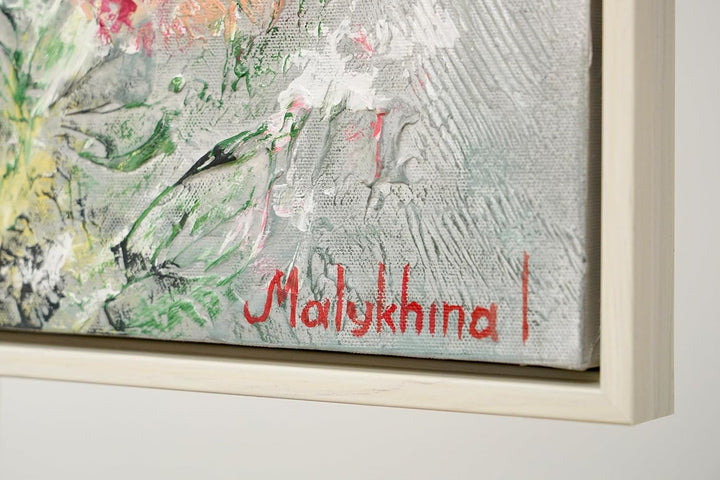 YS-Art XXL Abstrakt Acryl Gemälde auf Leinwand Leichtigkeit handgemalt Wandbilder Wohnzimmer Kinderz