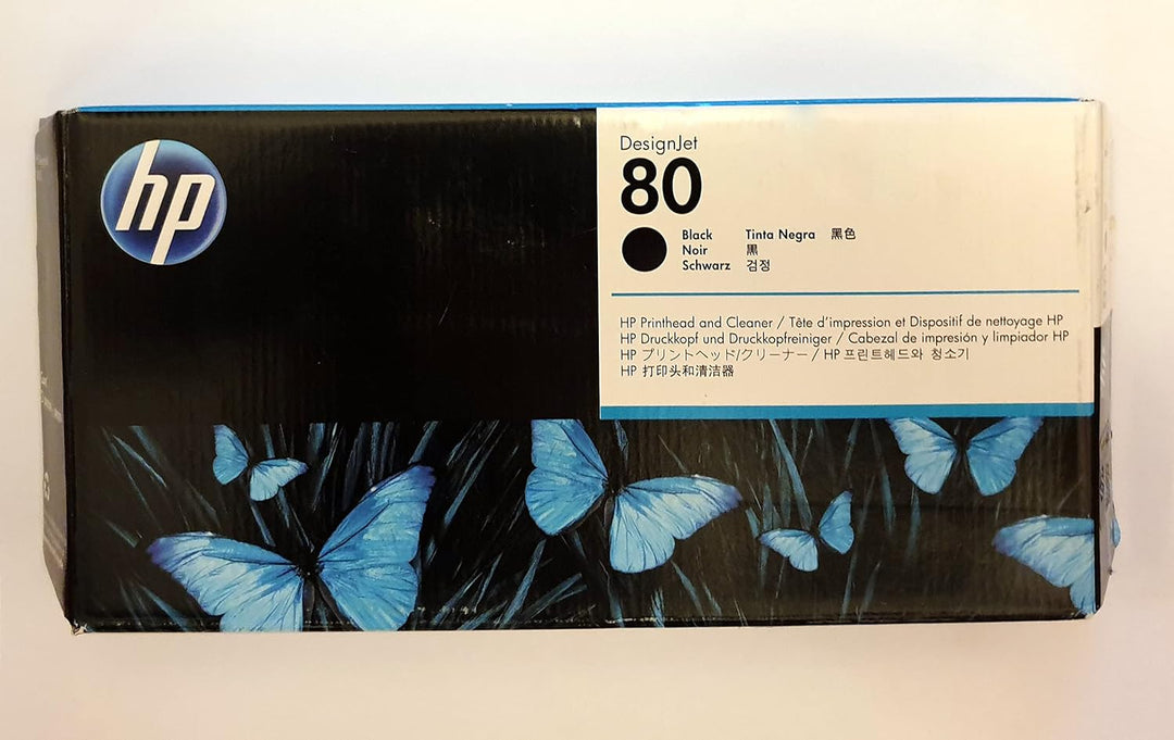 HP Original 80 Druckkopf schwarz DesignJet 1050c, 1055C c4820A (Garantiedatum überschritten)
