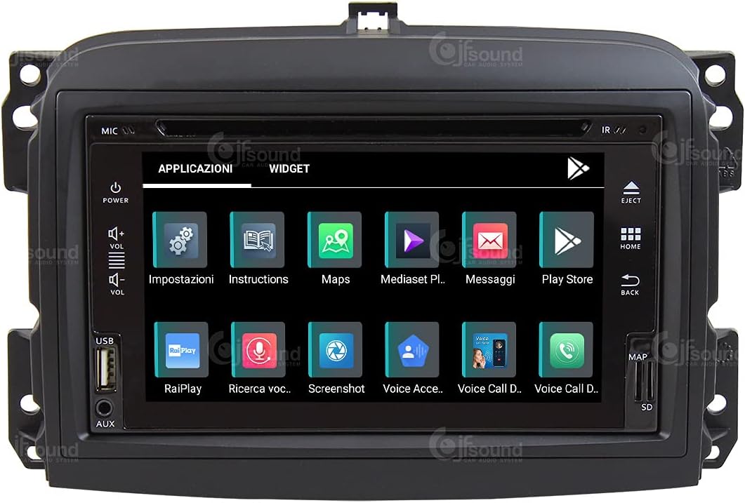 Costum fit Autoradio für FIAT 500L Old DVD Android GPS Bluetooth WiFi Dab USB Full HD Touchscreen Di