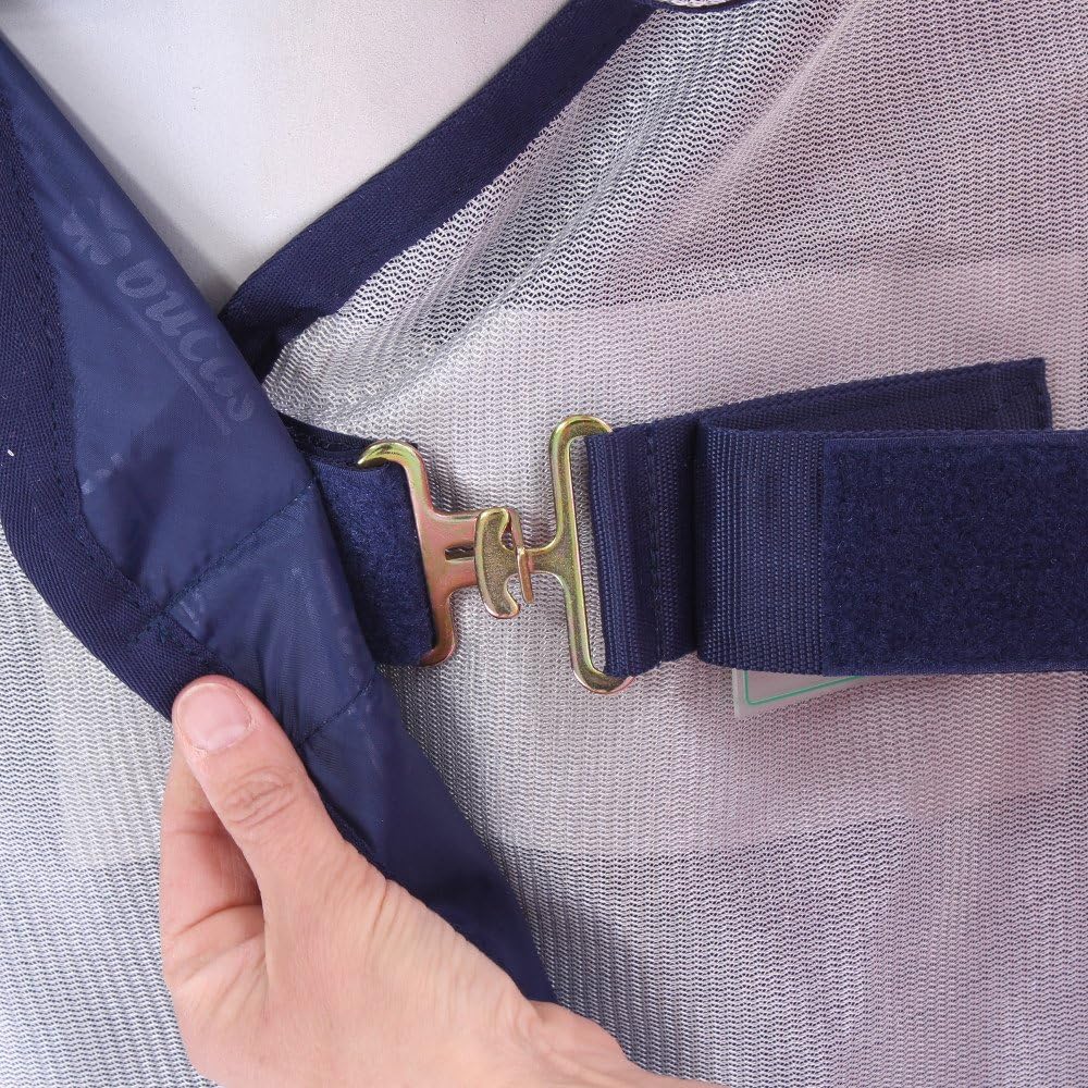 Bucas Freedom Fliegendecke Full Neck silvergrey 165cm, silvergrey 165cm