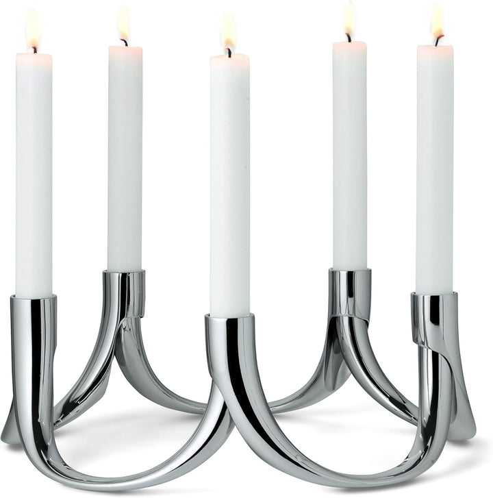 Philippi - Bow Kerzenleuchter - lässt Sich nach belieben erweitern - Designklassiker (3er Set), 3er