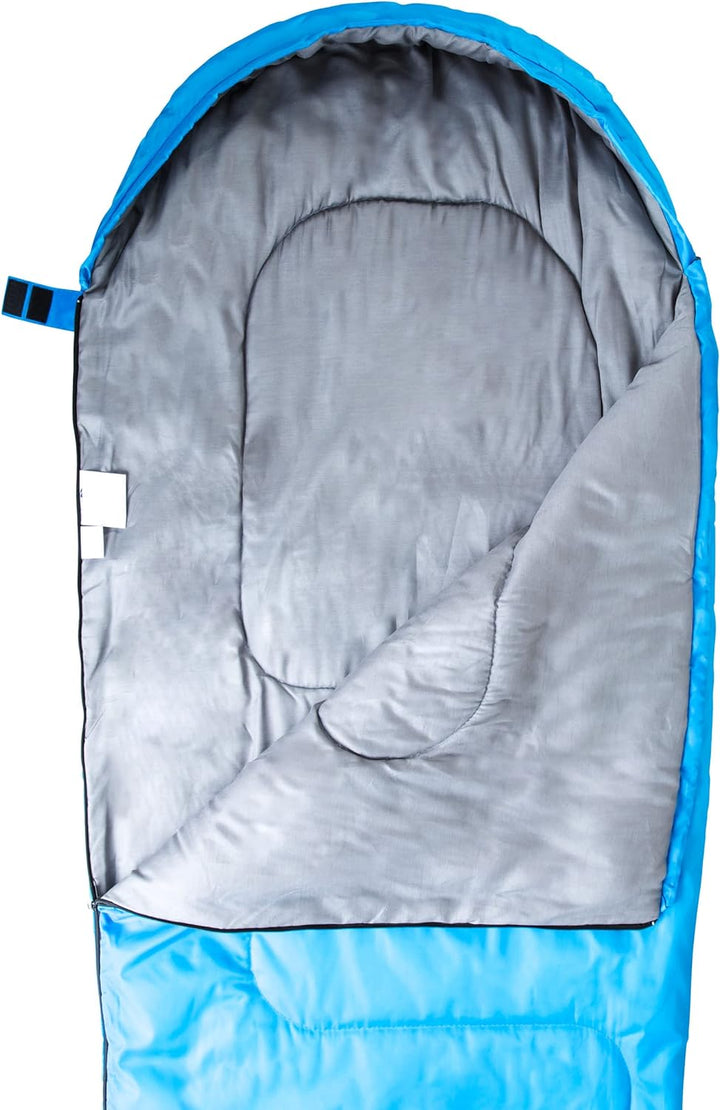 Trespass Snooze Schlafsack für 2 Jahreszeiten, Camping, Festival Weiss Einheitsgrösse, Weiss Einheit