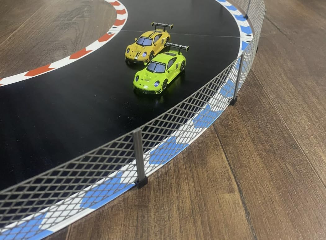 Fangzaun Zaun kompatibel für Carrera Hybrid Sturmkind Begrenzung (2m), 2m