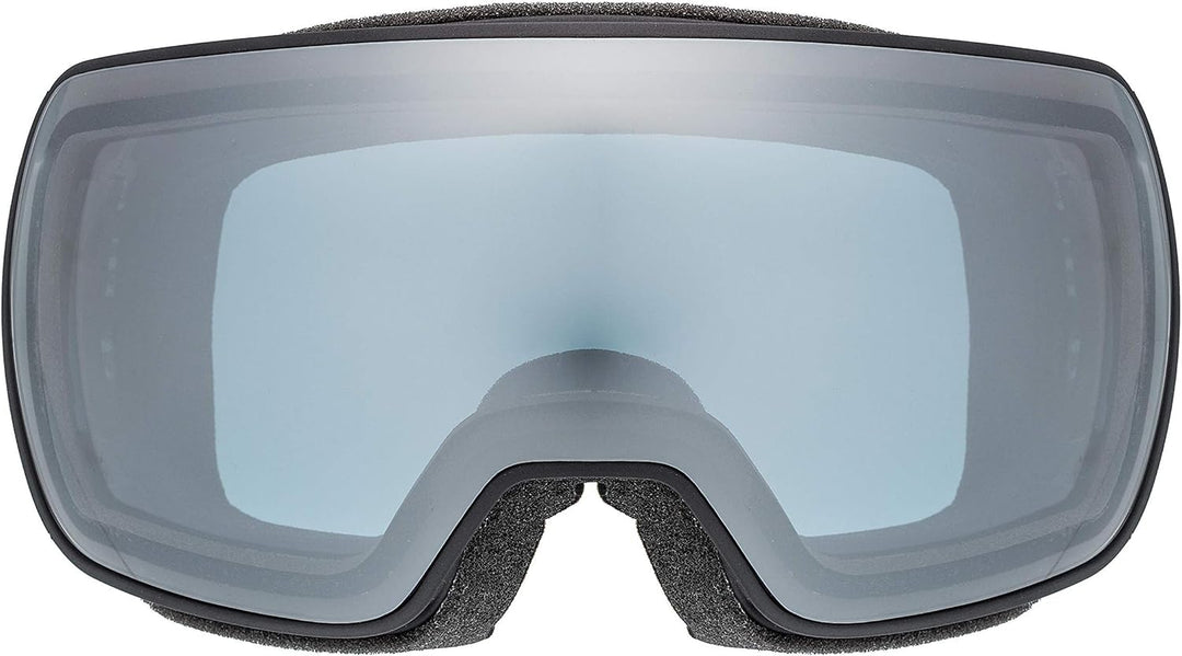 Uvex Unisex Compact Fm Skibrille (1er Pack) Einheitsgrösse black mat/silver-blue, Einheitsgrösse bla