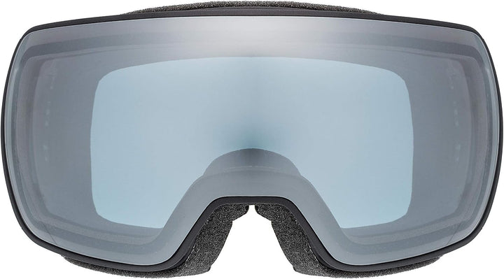 Uvex Unisex Compact Fm Skibrille (1er Pack) Einheitsgrösse black mat/silver-blue, Einheitsgrösse bla