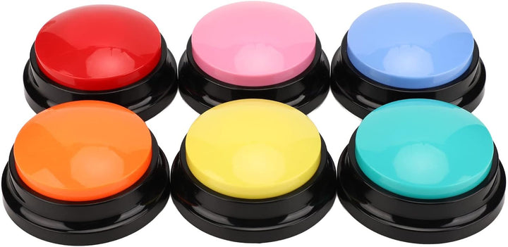 HUSHUI 6 Stück Hundeaufzeichnungs-Sprechtasten, Hundetasten für die Kommunikation mit Haustiertraini