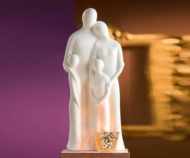 Francis Skulptur 'Familienharmonie' Dekofigur Familienfigur Dekoskulptur Familienskulptur Gilde
