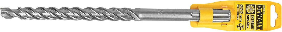 DeWalt Extreme SDS-max Ha mmerbohrer (ø 22 mm, Gesamtlänge 340 mm, Arbeitslänge 200 mm, Anzahl der S