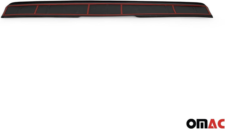 Ladekantenschutz Stossstangenschutz kompatibel mit VW T5 Multivan 2003-2015 ABS Glanz 1x, ABS Glanz