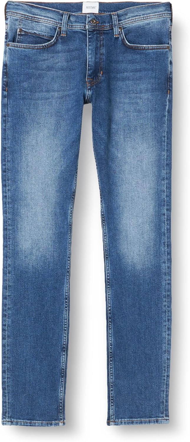 Mustang Herren Vegas Jeans 29W / 32L Mittelblau 683, 29W / 32L Mittelblau 683